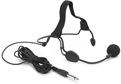 SYH&AQYE Micro Casque Micro, Perche Filaire Flexible, Connecteur Jack 6,35 Mm Microphone Casque pour Instruments de Musique WH20TQG Guitare Sax Tambour Mixeur Audio DJ Chant PC KTV