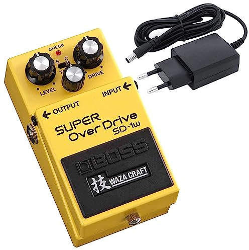 Boss SD-1W Super Overdrive Waza Edition Verzerrer Pedal + keepdrum 9V Netzteil