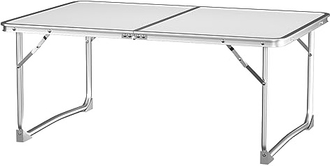Table de lit pour ordinateur portable, bureau debout avec poignée de transport, table pliante pour ordinateur portable, lit, canapé, facile à transporter, 60 x 40 x 26 cm