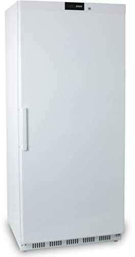ZORRO Lagertiefkühlschrank ECO 600 Liter F - weiß Gastro Tiefkühlschrank mit Volltüre - R600A - Digitales Thermostat