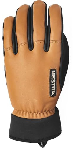 HESTRA Army Leather Wool Terry 5 Finger 3001620 710 Cork 9