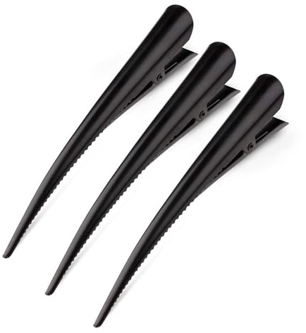 Ryaupy Haarspangen aus Metall, Entenschnabel Haarklemmen, Haarschmuck, Große Alligator Haarclips für Dickes Haar Dünnes Haar, Rutschfeste Krokodil Haarnadel für Frauen Mädchen Frisur (3pcs)