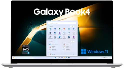 Samsung Galaxy Book4, 15,6 Zoll-Notebook, Windows-Laptop, Intel Core 5, 16 GB RAM, 256 GB, Silver