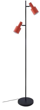 Lindby Stehlampe Ovelia (Modern) in Schwarz aus Metall (2 flammig, E27) - Stehleuchte Standleuchte Floor Lamp Wohnzimmerlampe Wohnzimmerleuchte