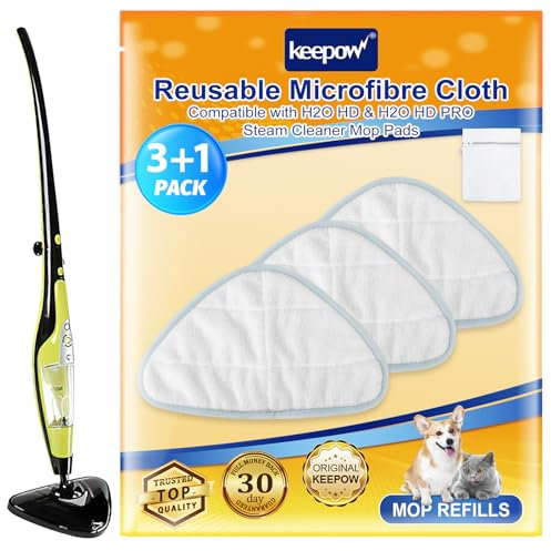 KEEPOW 3er-Pack Dampfmopps