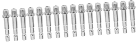 ibasenice 16pcs Microphone Stand Extender Mic Extension Pole for Boom Arm Adapter Replacement Mic Thread Adapter for Professional Stand