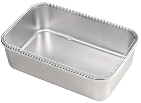 Ksikdeg Tiramisu-Form aus Edelstahl mit verstärktem Boden, Dessert-Präsentationsform, antihaftbeschichtet, Backformen, Kuchen-Backblech