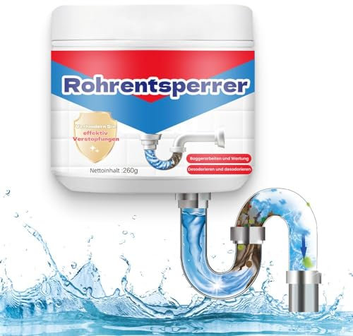 Drain unbrocker, 2025 upgraded drain cleaner, powerful pipe dredger, keeping wash basin and toilet uncovered, safe and suitable for all pipes (1)