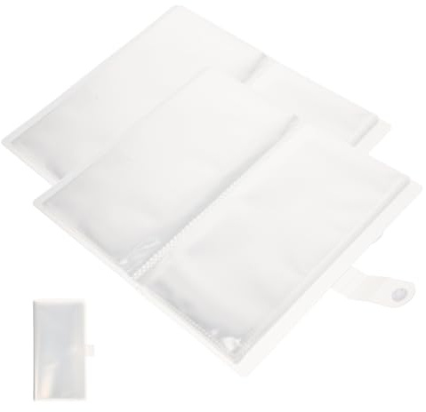 COOPHYA Álbum de Entradas para y Coleccionables Capacidad para 80 Tickets Diseño Transparente de Pp 2 Piezas Protector y Multifuncional, Adecuado como Obsequio para Viajeros