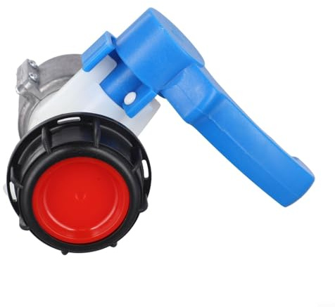 Lapiglo IBC für Tankhahn, 62 mm, DN40 Auslaufventil, Kunststoff-Aluminiumlegierung, Absperrklappe, Schalter, Wasserbehälter, Regenspeicher