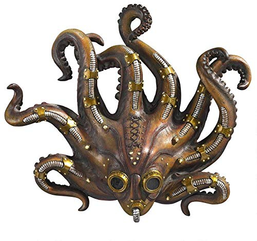 Design Toscano Wandskulptur, Steampunk, Octopod