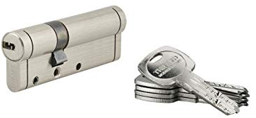 THIRARD Cylindre de Serrure Trafic 12, Anti-Perçage, 30 x 60 mm, Argent