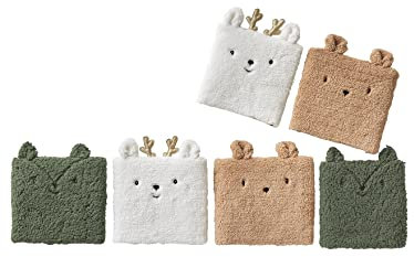 Vertbaudet Baby Bettumrandung „Grüner Wald“ Oeko-Tex wollweiß/Mehrfarbig ONE Size