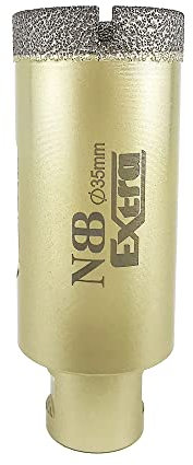 NBB Punta a tazza diamantata corona diamantata con M14 forare a secco e a umido su porcellana ceramica piastrelle granito marmo veloce durevole per smerigliatrice angolare (1, 35mm)