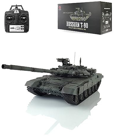 Toucan RC Hobby Henglong 1/16 Green 7.0 Plastic Russia T90 RTR RC Panzer 3938W/360° Turm