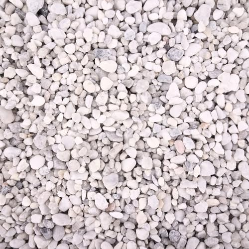 AquaOne Gravier d'aquarium 5 kg I Substrat noir clair multicolore fin moyen grossier I Gravier de quartz décoratif pour aquarium (noa 4-8 mm)