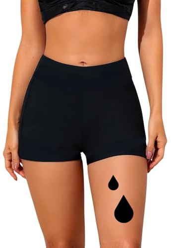 NoBlood - Badeshort hoher Bund XXS-XXL - Perioden-Badeanzug Boxer