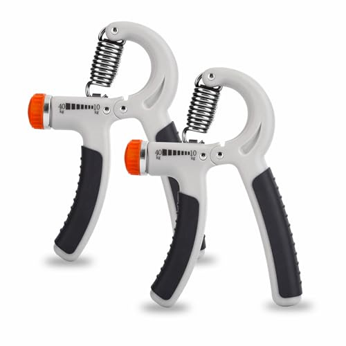 G4GADGET Hand Gripper 2 Pack – Adjustable 10-40kg Hand Exerciser Set for Grip, Wrist, and Finger Strength – Dual Resistance Forearm Trainer for Home, Office & Gym Fitness