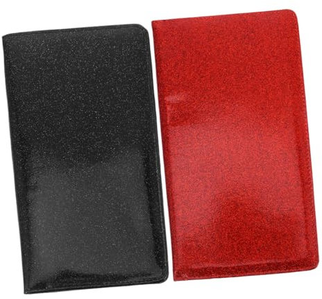 CAXUSD 2pcs Car Registration Insurance Card Holder Auto Wallet for Car Document Pu Leather for Women