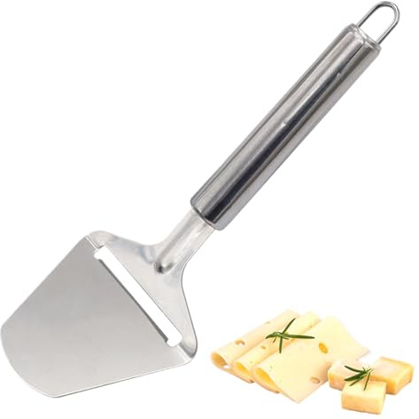 Käseschneider für Blockkäse, Blockkäsehobel,Käseschneider aus Edelstahl mit ergonomischem Griff - Handheld-Käsehobel, Blockkäseschneider, Schinkenkuchenhobel für die Küche, Kantine