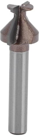 Whiteside Punta per Router R18, Punta a V in Carburo con Gambo da 1/2″ e Diametro di Taglio 7/8″, Adatta per Fresatrici con Mandrino R8