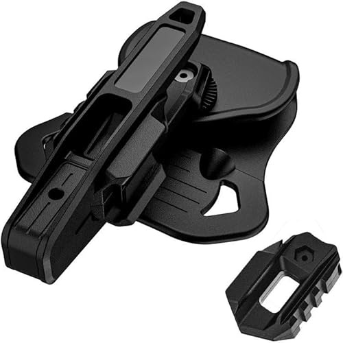 ZONSUSE Waffenholster, Pistolen Holster, Bein Pistol Holster, Beinholster mit Gürtel, Leichtes Taktisch Waffenholster,Verdeckter Oberschenkelholster, fürJagd Schießen Polizei Training