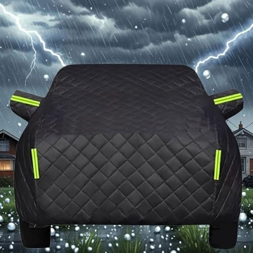 Bâche Voiture Anti-grêle Étanche pour BYD Seal U DM-i Bâche Voiture SUV Extérieur Renforcée - Imperméable Anti-Gel Anti-UV Rayures Protection 4 Saisons