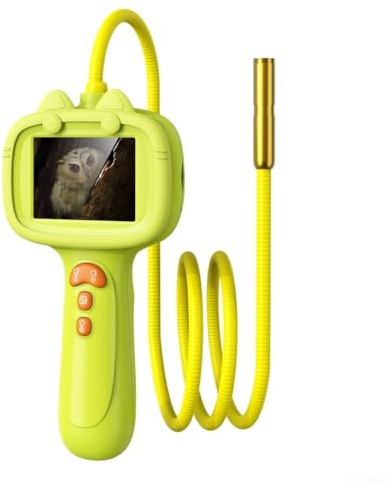 Microscopio digital con sensor de 2 MP y lente impermeable IP67 para uso en exteriores y educativos, con pantalla IPS de 2 4 pulgadas y puerto de carga