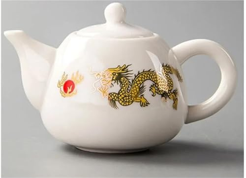 Set Con Teiera Kung Fu Teiera Bollitore, Set Da Tè E Caffè Tradizioni A Fiori, Porcellana Servizio In Ceramica Squisita Set Di Teiere(Type-B)