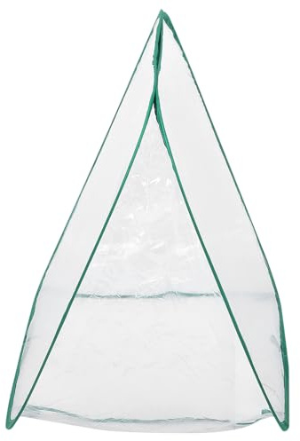 BCOATH Mini Gewächshaus Faltbar aus Transparentem PVC Wasserdichtes Kleines Pflanzenzelt Freistehendes Schutzzelt für Sukkulenten und Kleine Pflanzen Einfacher Aufbau ohne Werkzeug für