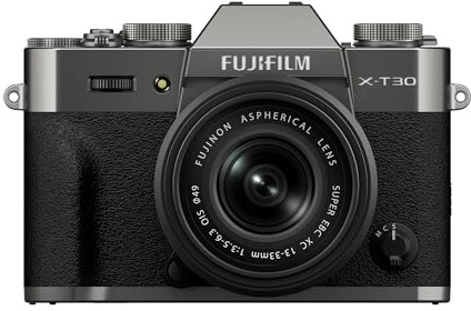 FUJIFILM X-T30 III Corpo della fotocamera senza Specchio, con kit di lenti XC13-33 mm, colore argento carbone