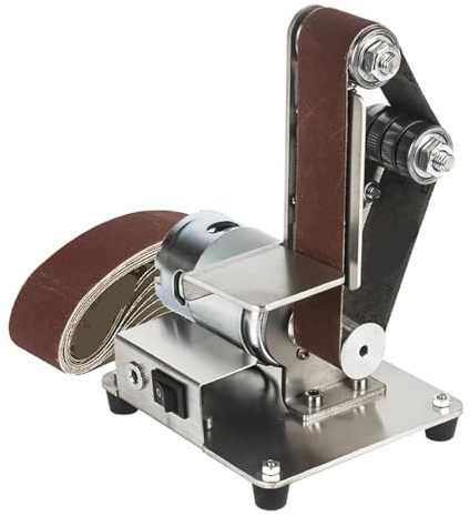 lijadora de banda, Mini amoladora de banda eléctrica, amoladora de banda, pulidora, rectificadora(775-2)