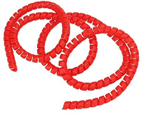 Generic Avvolgicavo Universale in Plastica a Spirale per Scooter Elettrico, Protezione della del Freno Resistente All'usura, per M365/Pro, 110 Cm (rosso)