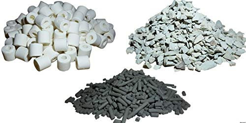 FILTER MEDIA AQUARIUM CARBON LAVA ZEOLITE BIO CERAMIC RINGS FISH TANK POND Weight: 10 kg, Media:: Activated Carbon 3,5mm