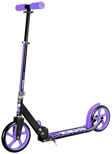 STAMP JB200002 - Scooter, pieghevole, 200 mm, con skids control girl, pieghevole, 200, colore: viola