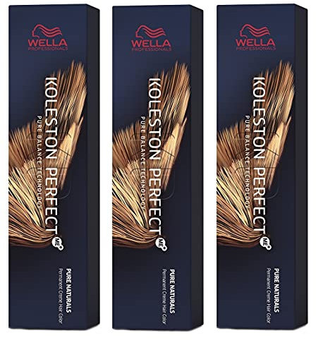 3er Wella Koleston Perfect ME+ 10/96 Hell Lichtblond Cendre Violett 60 ml