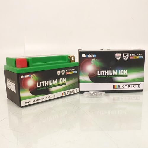 Batteria al litio Skyrich per moto Honda 125 Xlr Rw 1998-2002 YTX7A-BS HJTX7A-FP / 12V 2,4Ah