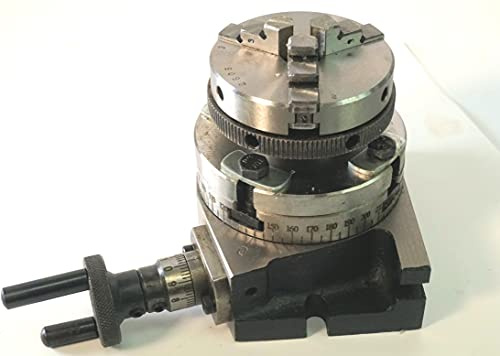 Soba 3″ Rotary Table With 65 mm 3 Jaw Chuck & Clamping Kit For Milling