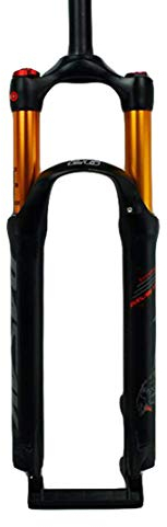 TYXTYX Forcelle Bici Sospensione pneumatica Pompa Ammortizzatore Forcella MTB Tubo Dritto Forcella per Mountain Bike con Blocco della Sospensione