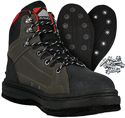 Paramount Outdoors Deep Eddy Felt Bottom Wading Boots, Felt Wader Boots (12)