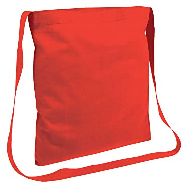 Artexia Shopper Tasche mit Reißverschluss - The Tote Bag Damen und Herren Mit Langem Henkel - ökologische Beuteltasche Damen Women's Totes Shopper Damen Groß Cord Tasche (Rot)