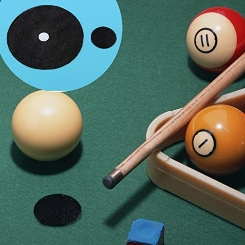 Haofy Pool Table Marker Dots, Billiards Table Ball Point Sticker White Ball Locator Accessories, Billiards Sticker Billiards Locator ((Larghezza Inglese 10 cm))