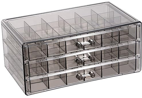 Cabilock Ohrring-organizer-schublade 72 Steckplätze Zur Aufbewahrung Von Halsketten Und Armbändern Für Freunde