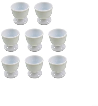 Zoegneer Eierbecher, Kunststoff-Eierschalen-Becher, Frühstück, gekochtes Ei, Neuheit Eierbecherhalter für Küche (8 Stück)