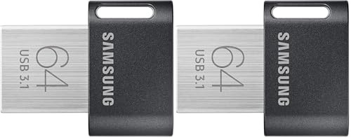 Samsung flash drive Gunmetal Gray 64 GB (Pack of 2)