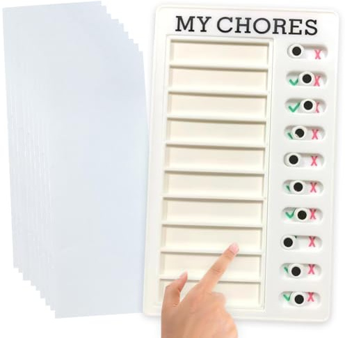 Checklist Boards, To Do List Planner, lavagne per liste di cose da fare,Lista di Controllo Memo Checklist Board, Promemoria Lavoro,Tabella di Comportamento Giornaliera Portatile con 20 Fogli Bianchi