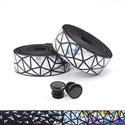 YYunying Road Bike Handlebar Tape Fahrrad Lenkerband, Weiß | Für MTB Rennrad, PU + EVA Material, 2 Rollen, Rutschfest, Stoßdämpfend