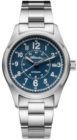 ADDIESDIVE Uhr Herren Automatik Mechanische 200m Wasserdicht Analoge Uhr | Retro Uhr NH35A-Uhrwerk Saphirglas BGW9 Leuchtend Mattes Zifferblatt Outdoor Uhr Mit Edelstahlarmband AD2074