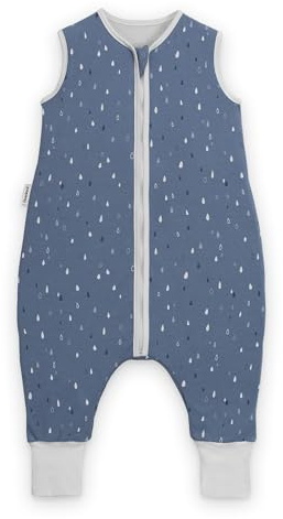 Ehrenkind® Schlafsack mit Füßen | Sommer 1.0 TOG | Babyschlafsack mit 100% Bio-Baumwolle OEKO-TEX