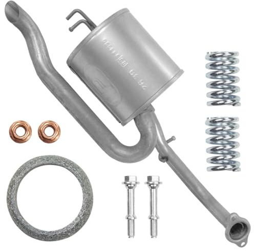 POLMOstrow Auspuff für Toyota Yaris 3 III XP13 2012-2020 | Endtopf, Motoren: 1.5 | Fließheck